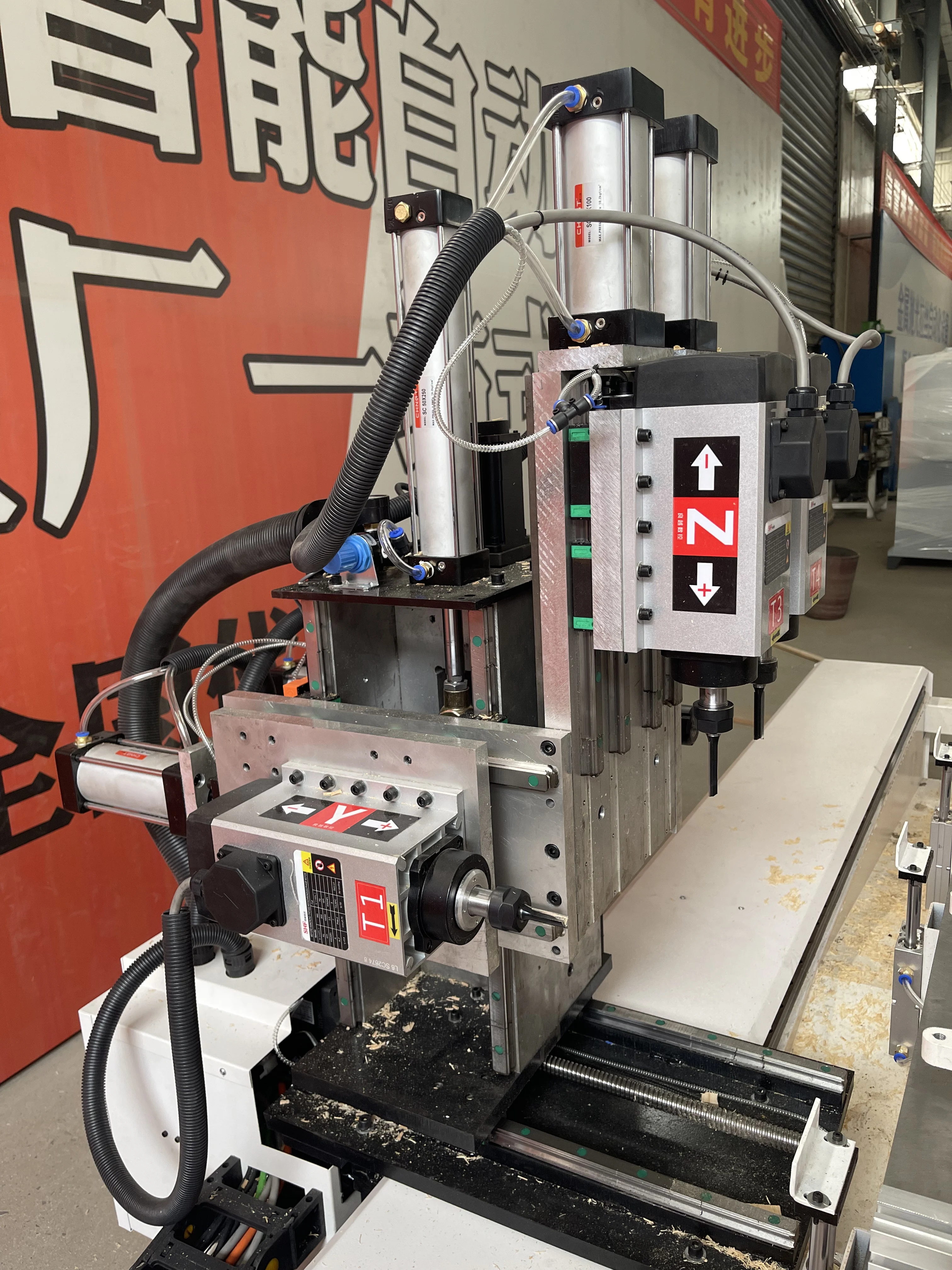 آلة لسان الخشب الأوتوماتيكية باستخدام الحاسب الآلي آلة نقر ولسان مع محرك نقر الخشب وآلة لسان #5