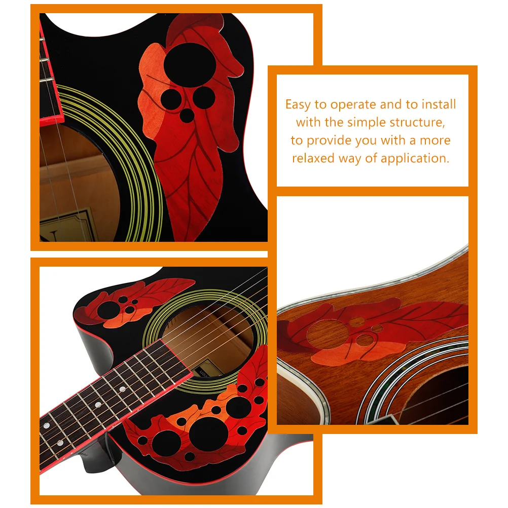 

Soundhole Guitar Cover Anti-scratch Plate Sticker Stickers Acoustic Parts