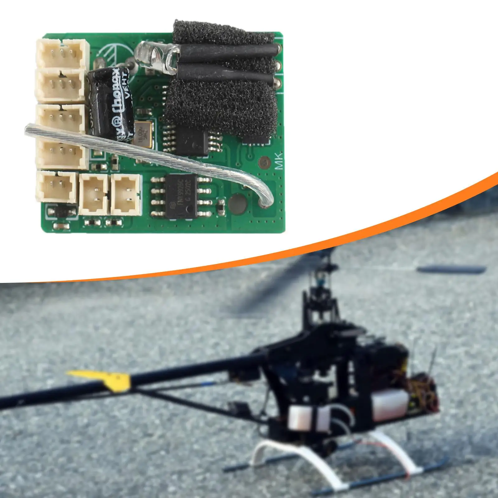 

RC Receiving Board Practical Replacement for Wltoys K160 Glider Aircraft