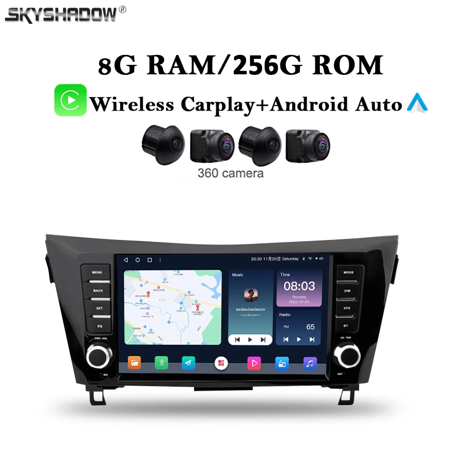 8G+256G Carplay Auto Android 13.0 9