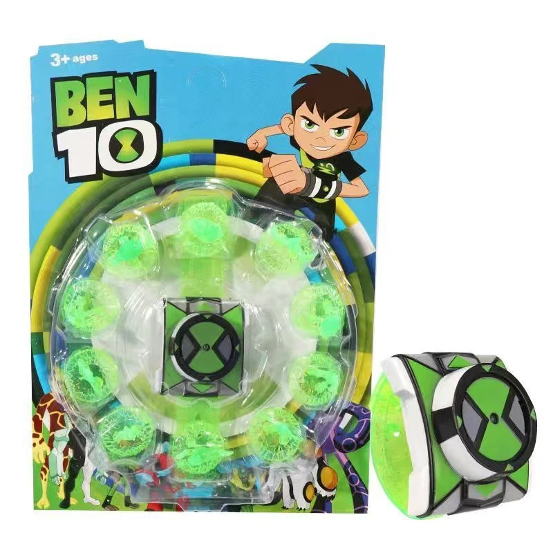 Ben 10 Omnitrix Watch Kids Projector Toy Japan Genuine Anime Ben Projection Watch Children Gifts Drop Shipping