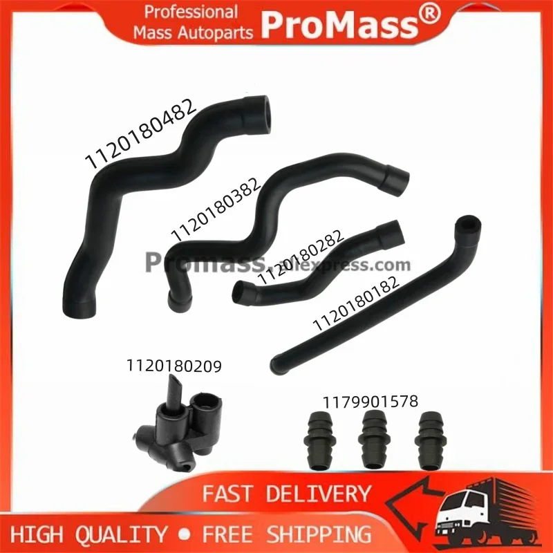 1120180382 1120180482 1120180282 1120180182 Crankcase Ventalation Air Intake Breather Hose For Mercedes-Benz W202 W210 W463 W163