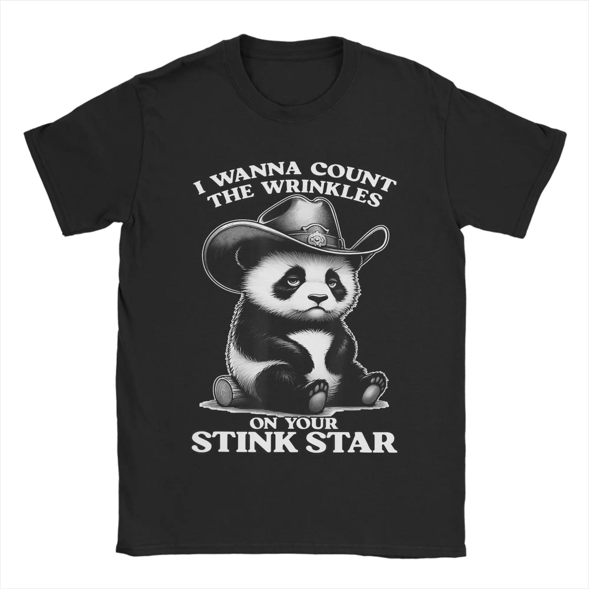 Creative I Wanna Count The Wrinkles ON Your Stink Star Embarrassing T-Shirt for Men Crew Neck Short Sleeve Tee Shirt Tops