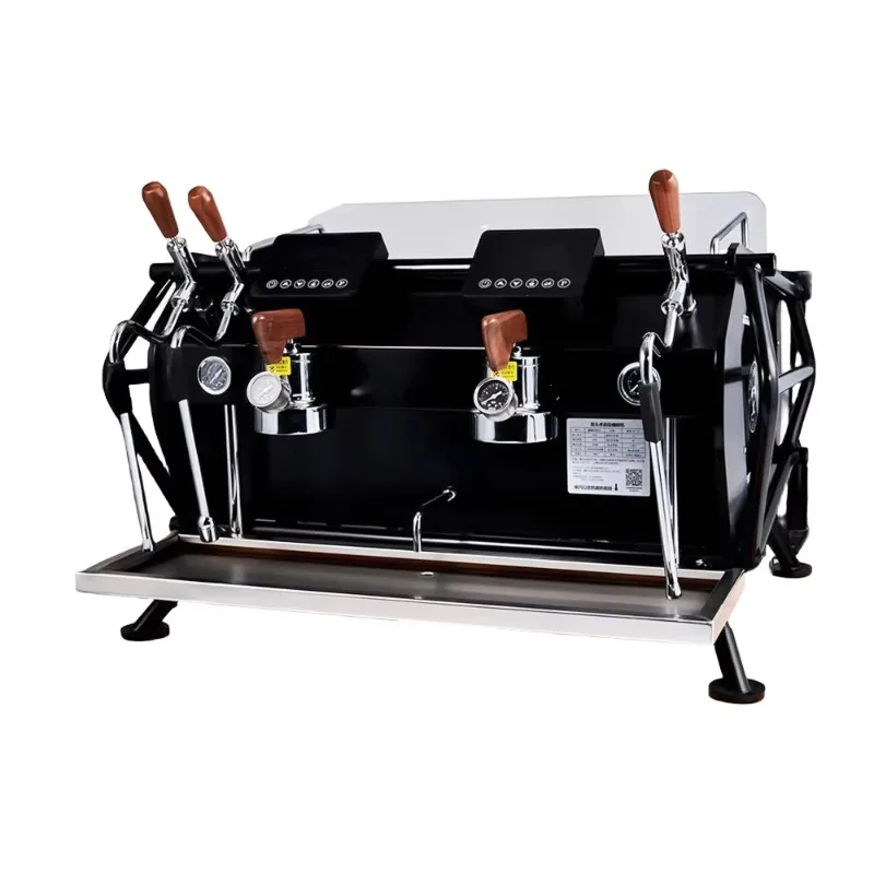 Commercial Double-head 2L+6L Dual Boiler Coffee Make 4500W Espresso Maker 9Bar Rotary Pump Automatic Coffee Machine
