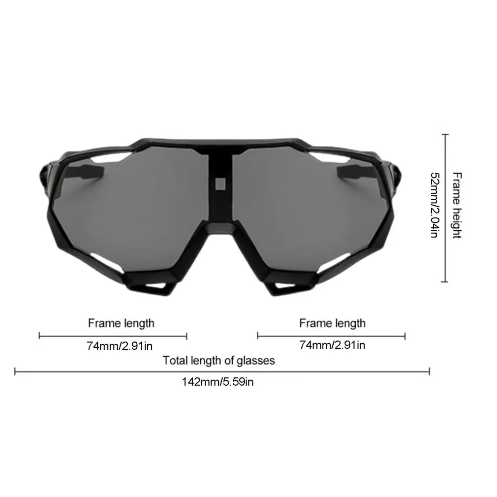 New Three Dimensional Large Frame Night Vision Riding Comfortable Sunglasses Keep Your Eyes From Wind And Dust