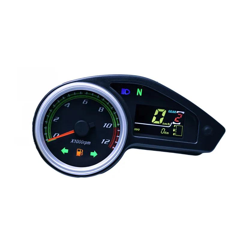 Motorcycle LCD Digital Instrument Odometer Type Speedometer Tachometer Gauges for Brazil CG Off-Road GY200 Enduro 250