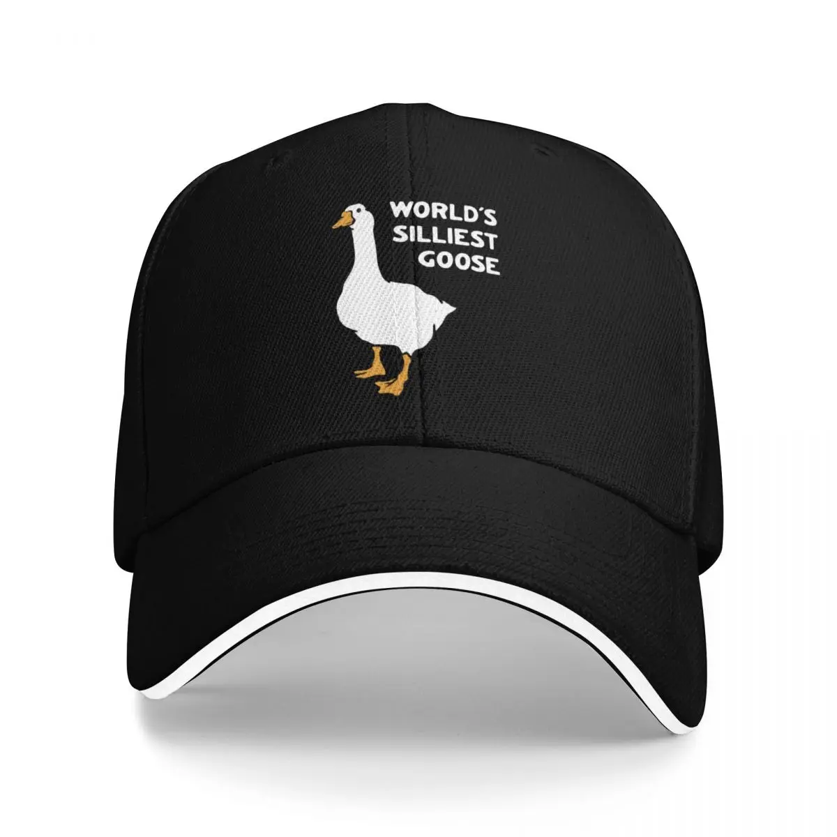 Worlds Silliest goose gods silly goose funny Duck duck goose geese flock honk get the bonk Good for the gander wate Baseball Cap