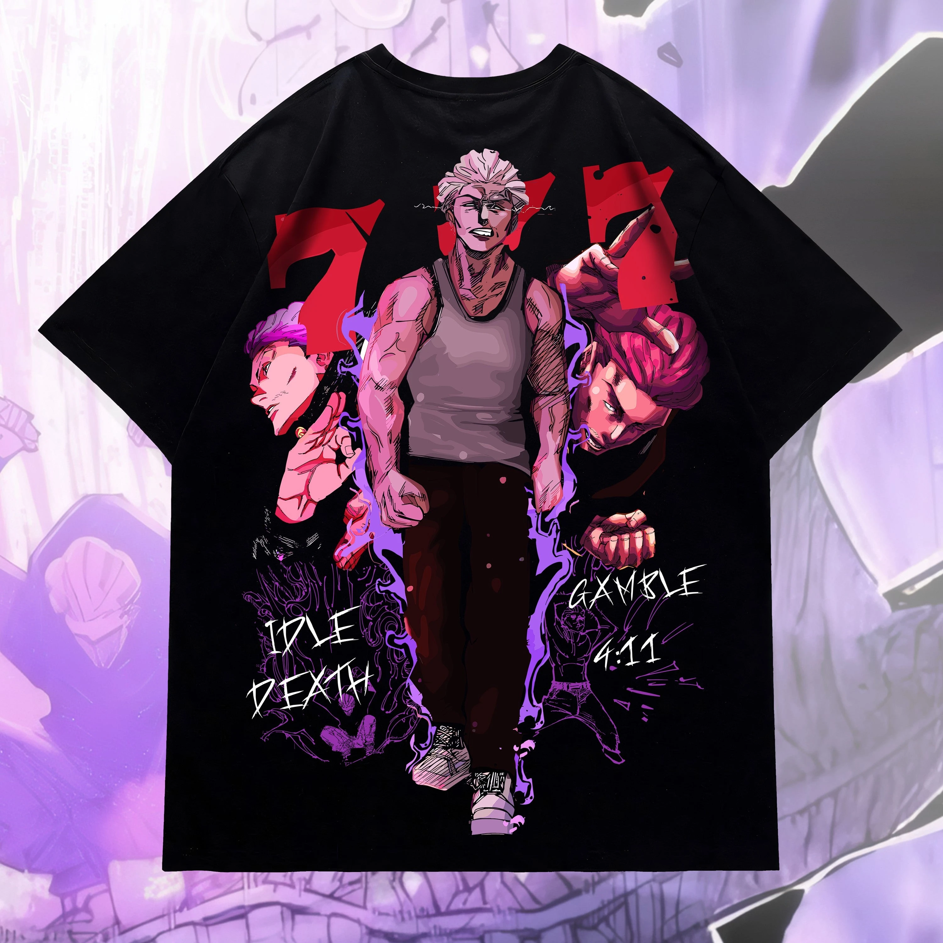 2026 Summer Jujutsu Kaisen Retro Cosplay T-shirt Men's Super Casual Cotton Printed Short-sleeved Unisex Children's Sports Shirt