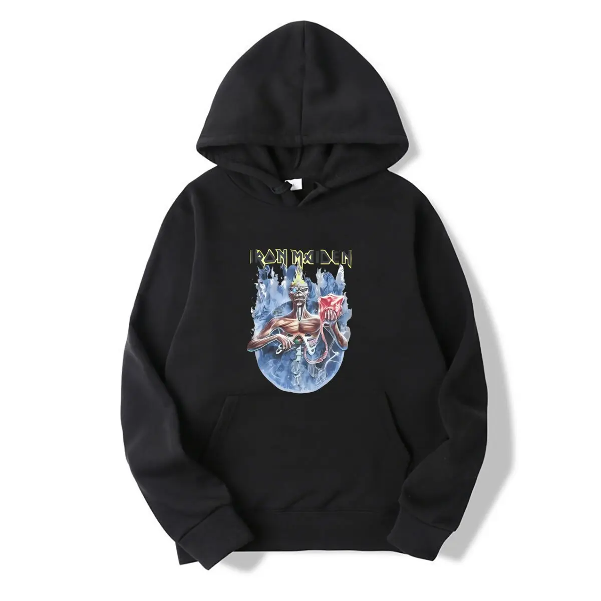 The Son Skeleton 7th Horn Ironmaiden Heavy Metal Band Hooded sweatshirt Men Women Cotton Funny Hooded sweatshirt Tops Gift Idea