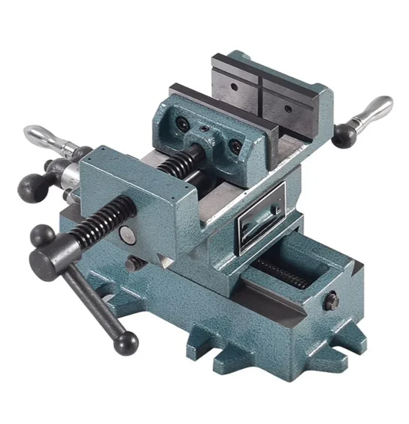 Imagem -03 - Bancada Industrial Cross Flat Alicata Two-way Movimento Vise Heavy Precision in e in Banco de Alta Qualidade