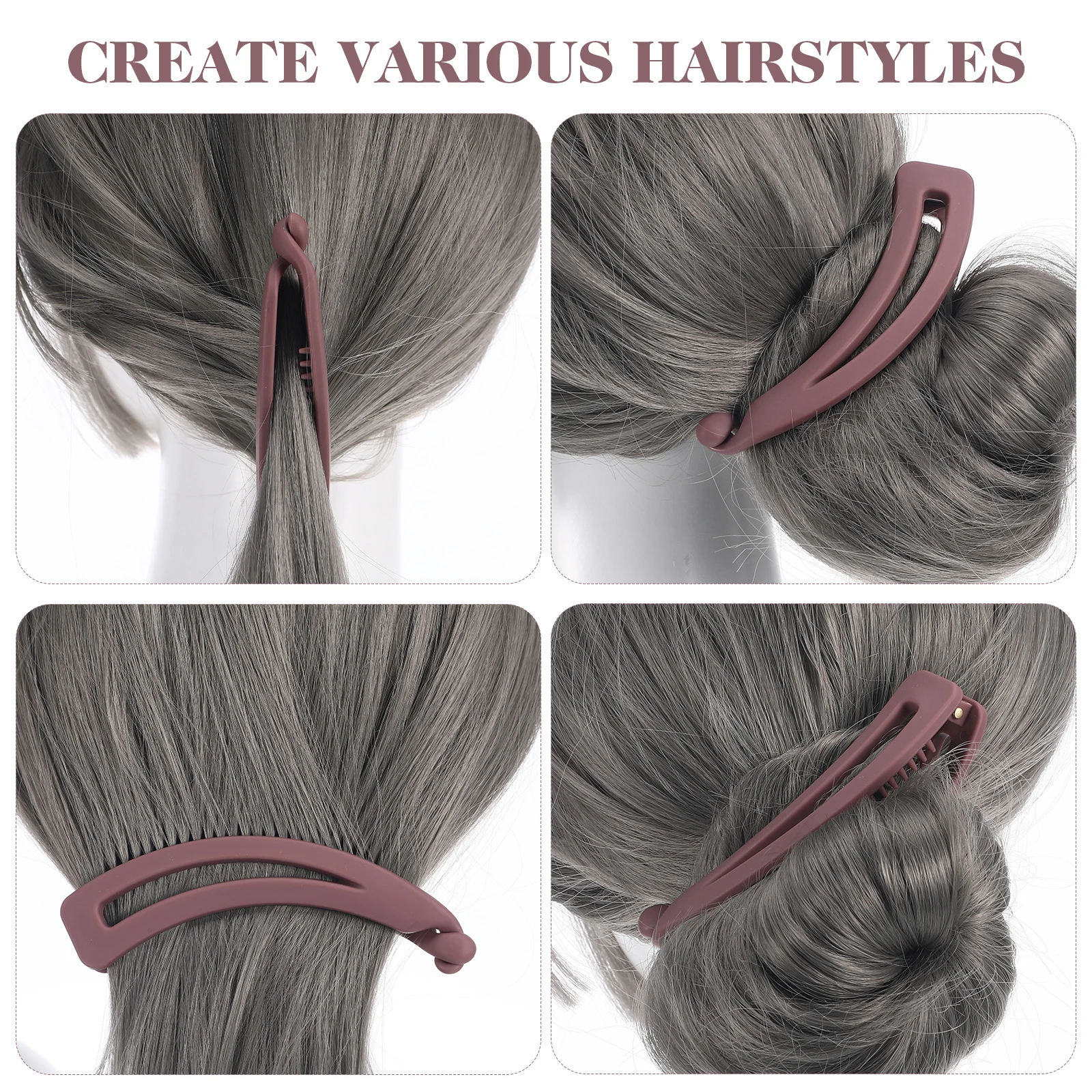 

7Pcs Banana Clips Lightweight Comfortable Hair Claws for Women Strong Hold Styling Clips Fine Hair Use Small Banana Clip