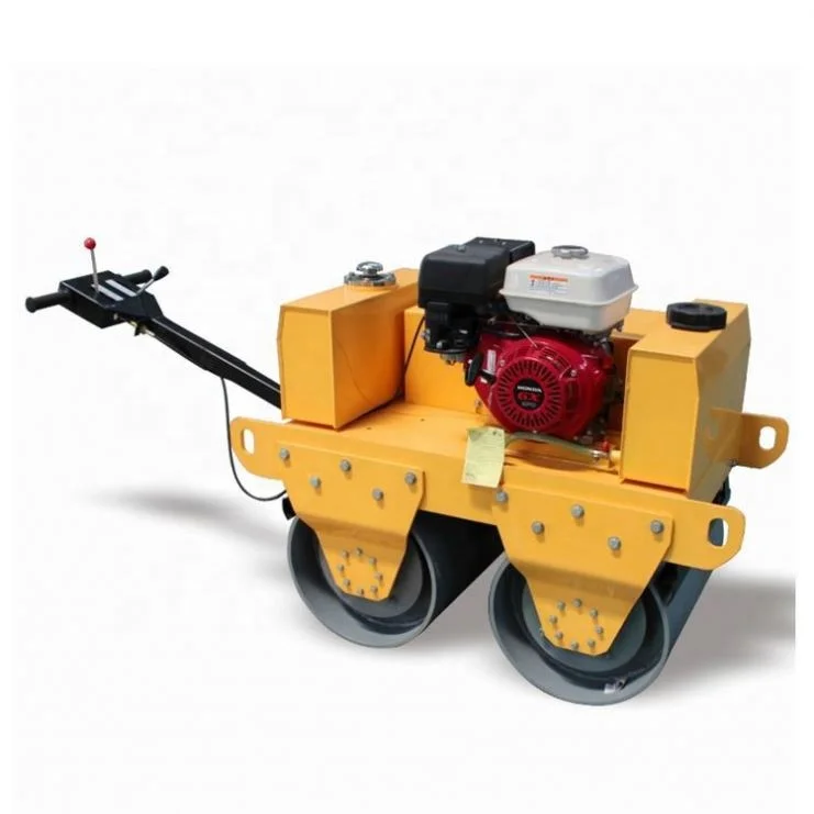 Supply Walk Behind Mini Double Drum Vibratory Road Roller Jack Strong