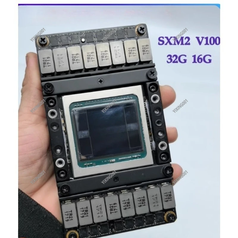 Gebrauchte V100 16G/32G SXM2 Deep Learning GPU-Grafikkarte Hochleistungs-Computing-Beschleuniger für AI Machine Learning 95 Neu