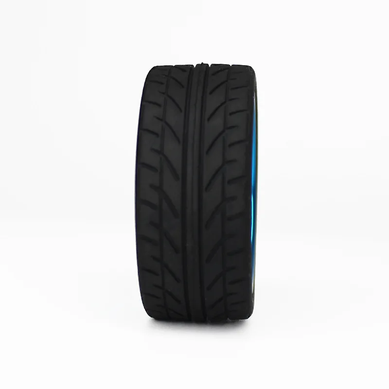 AUSTARHOBBY 1/10 On‑Road Tires with Metal Wheel Hubs, 4‑Piece Set, RC Car Toy Accessories, RC Toy Parts, Toy peripherals