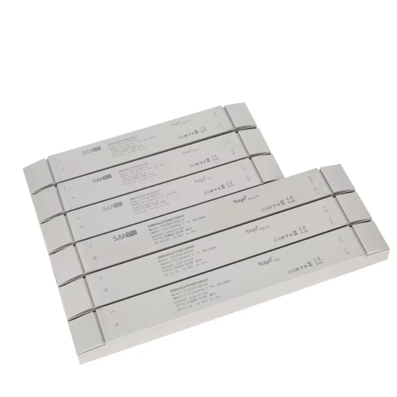 

Импульсный источник питания Tuya Wi-Fi Bluetooth Zigbee 240 В 24 В 150 Вт/250 Вт, постоянное напряжение, светодиодная лента, силовой трансформатор