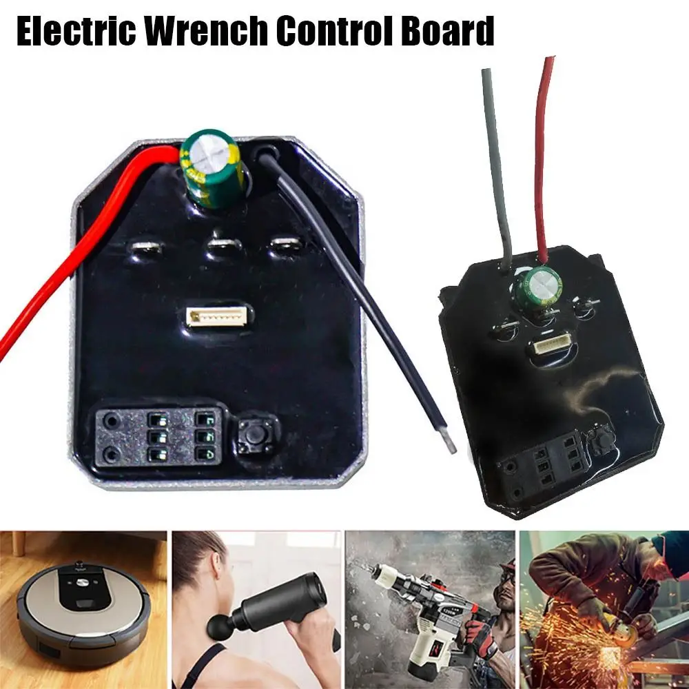 

50A Electric Wrench Controller Board Brushless Lithium Aluminum Shell Speed Switch Power Tool Controller Motherboard Accessories