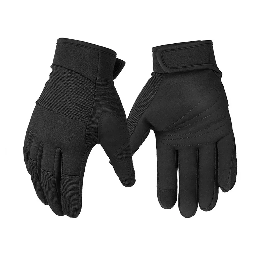قفازات تكتيكية تعمل باللمس قفازات كاملة الأصابع قشرة صلبة من الصوف القتالي الادسنس الصيد التنزه دراجة الدراجات التزلج المضادة للانزلاق الرجال