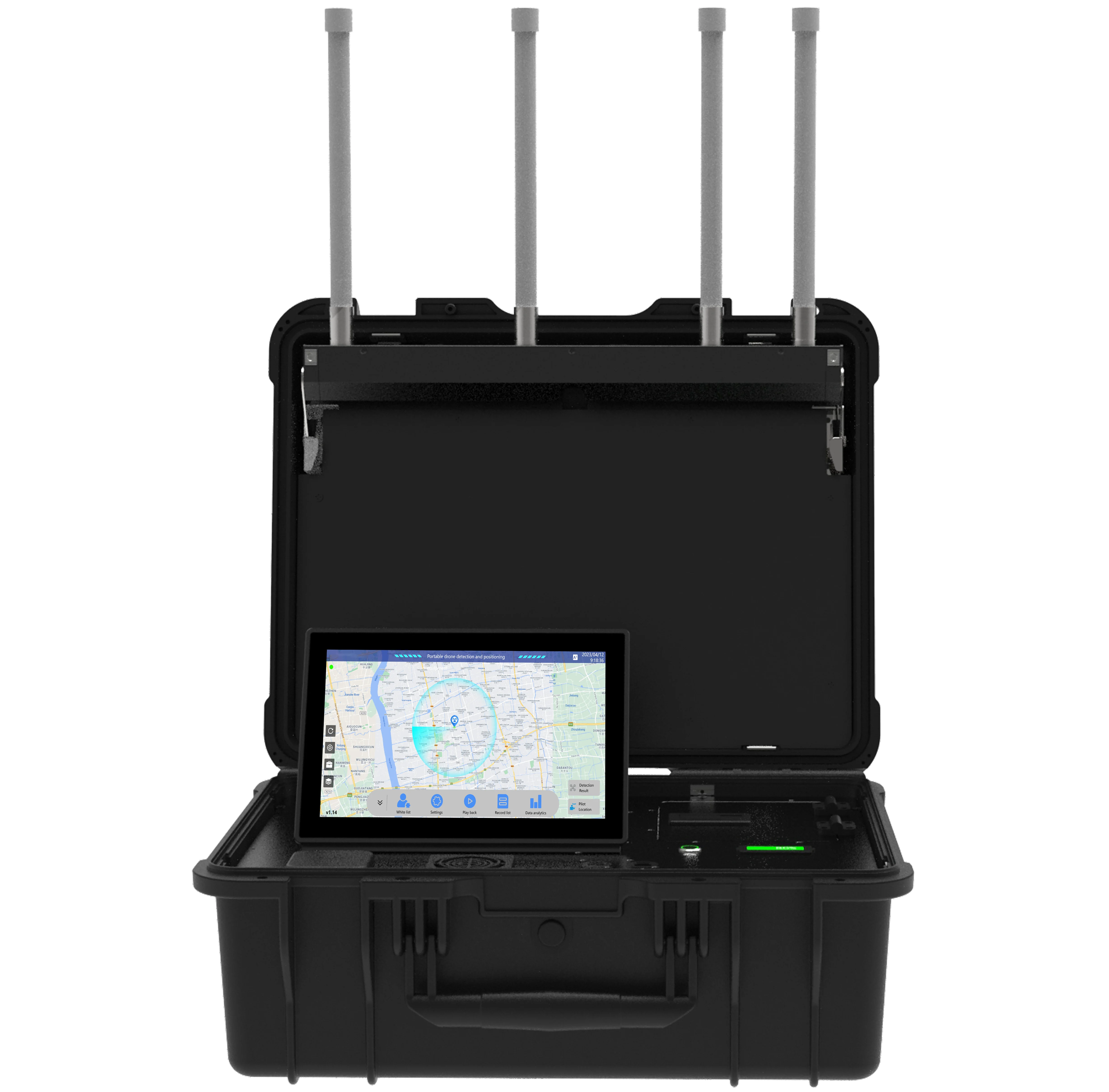 H1C Premium Edition Metal Detector 4K Recognition 10W Fast Charging Green Security & Protection Product