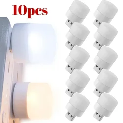 Mini lámpara LED USB portátil para dormitorio, luz brillante de lectura para banco de energía, PC, portátil, Notebook, luz nocturna para el hogar, 5V, 1W, 2023