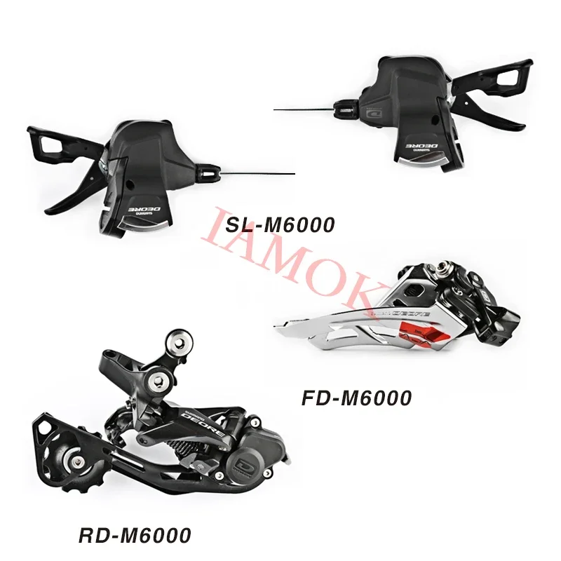 

SHIMANO DEORE Mountain Bike RD-M6000-SGS Rear Derailleur SL-M6000 Shifter Iamok FD-M6000-M Front Derailleurs Bicycle Parts