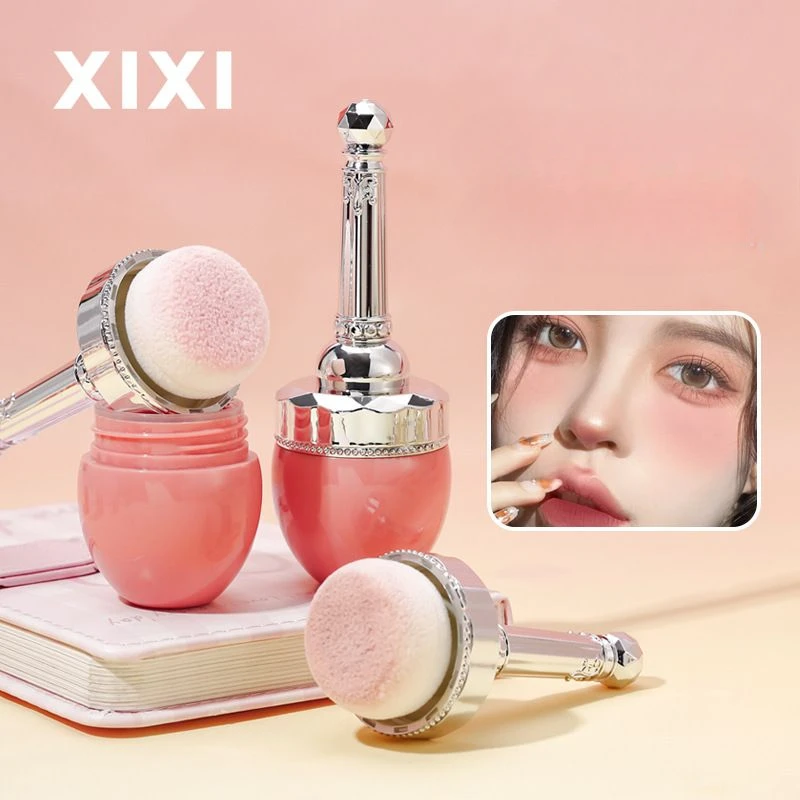 Xixi Powder Blusher Powder Is Delicate Natural Light Low Saturation Not Easy To Smudge Matte Long-lasting Beauty Face Makeup