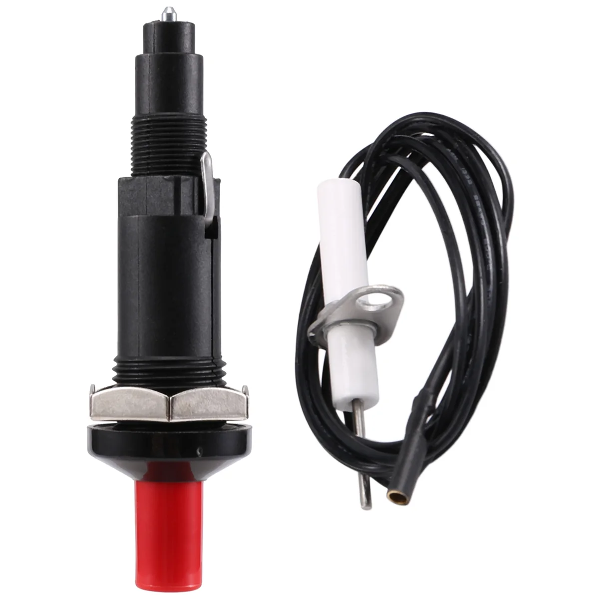 ABNP Piezo Ignition Set With Cable 1000Mm Long Push Button Kitchen For Gas Stoves Ovens