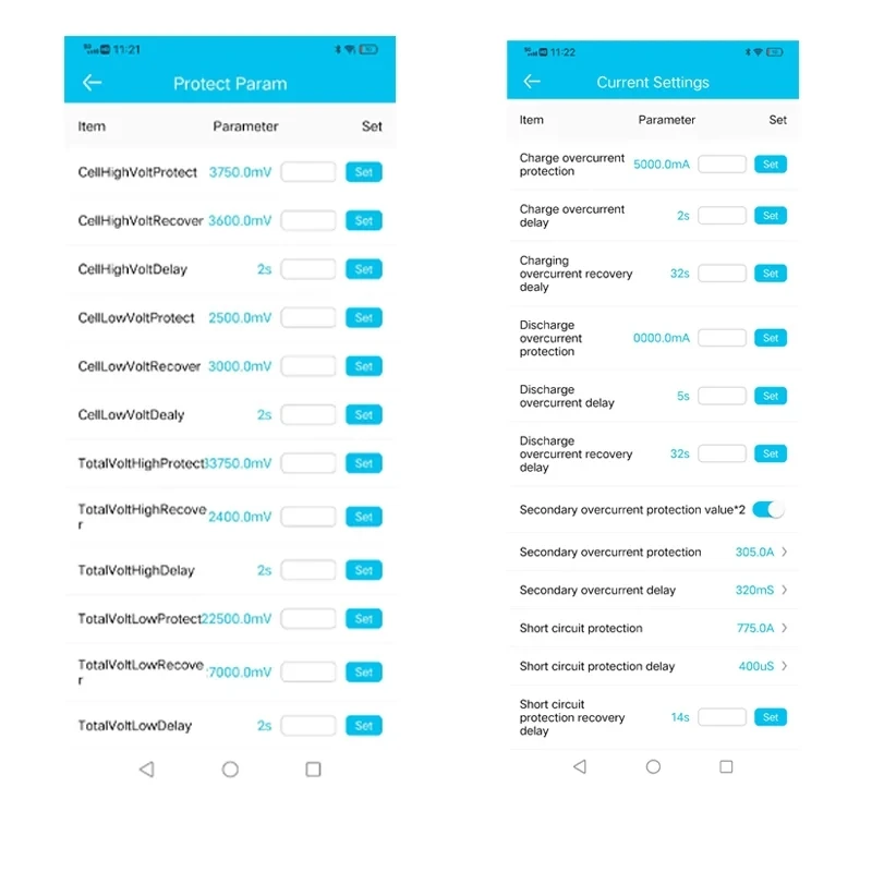 JBD BMS bluetooth module 3S-30S LifePo4 Li ion smart bms Special accessories Connect to the Bluetooth of the mobile APP