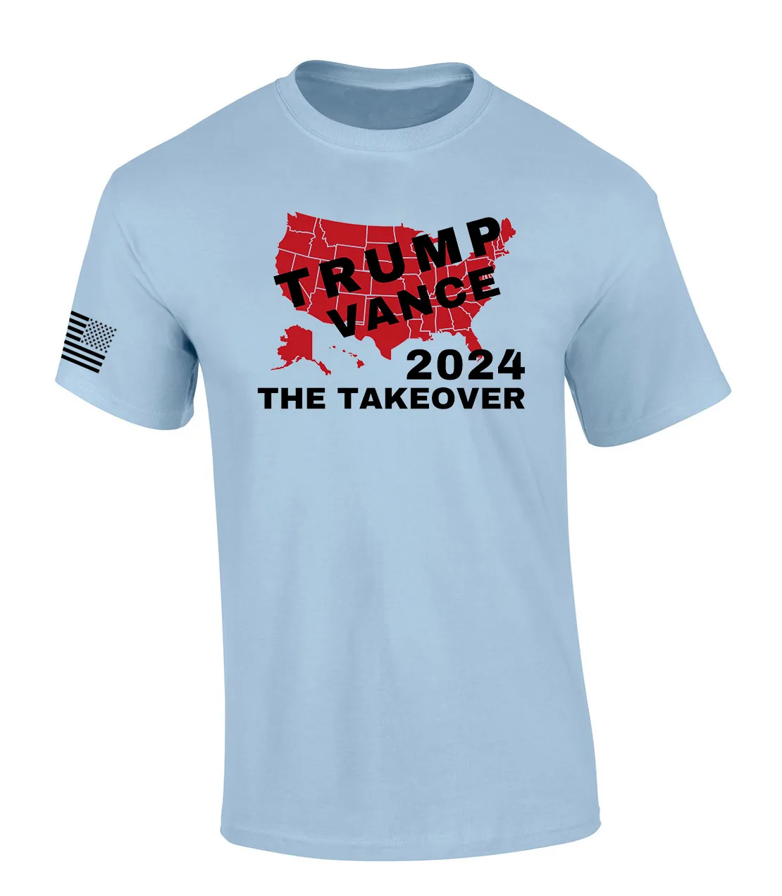 Trenz T Shirt Company Trump Vance 2024 The Takeover  Mens