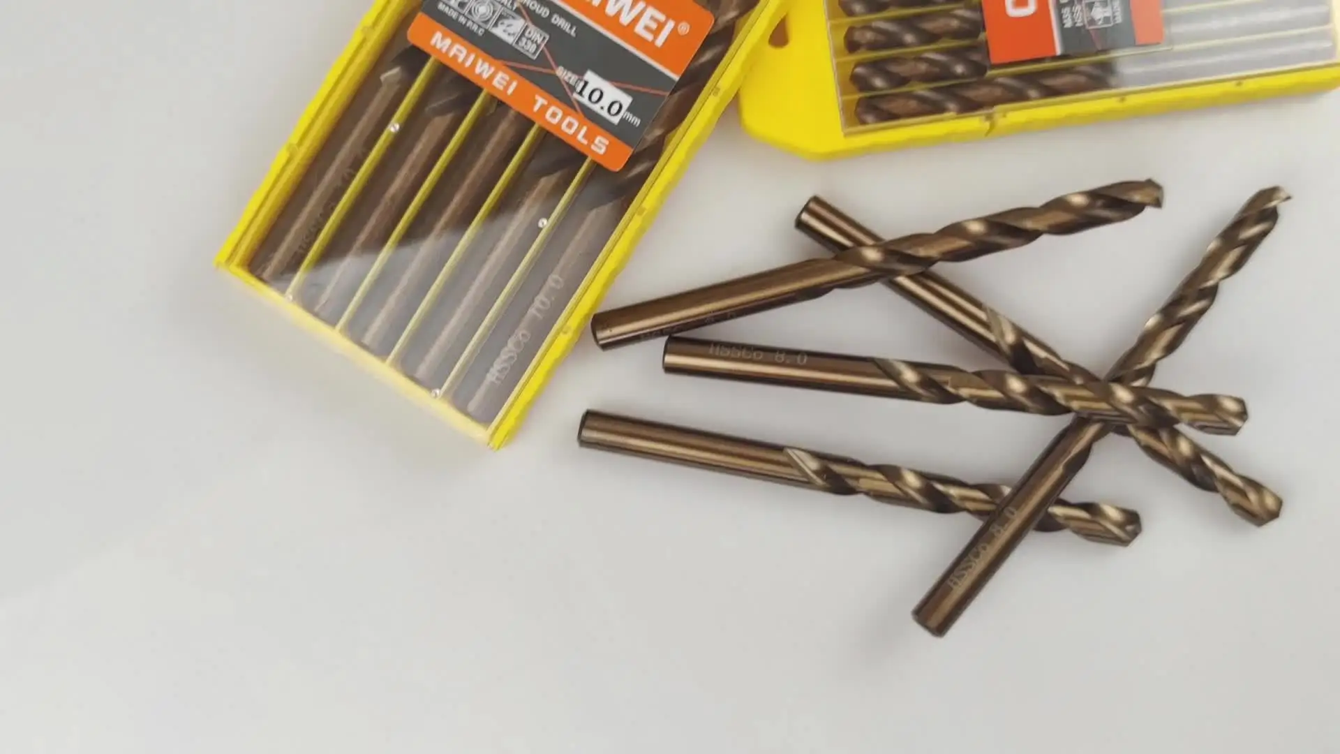 1.0-13mm Cobalt Coated 5/10PCS Twist Drill Bit Set HSS M35 Gun Drill Bit For Wood/Metal Hole Cutter Power Tools