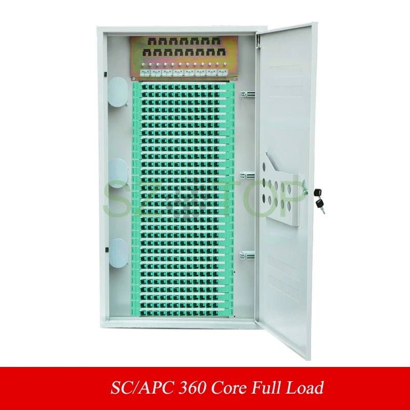 360 Core ODF SC LC FC ST Fiber Optic Distribution Frame FTTH Fiber Patch Panel Pigtail cold-rolled sheet customized