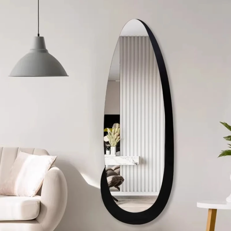 

Funky Irregular Mirror Vanity Twisted Wonderland Aesthetic Self Adhesive Mirror Vintage Long Spiegel Wand Home Decorations