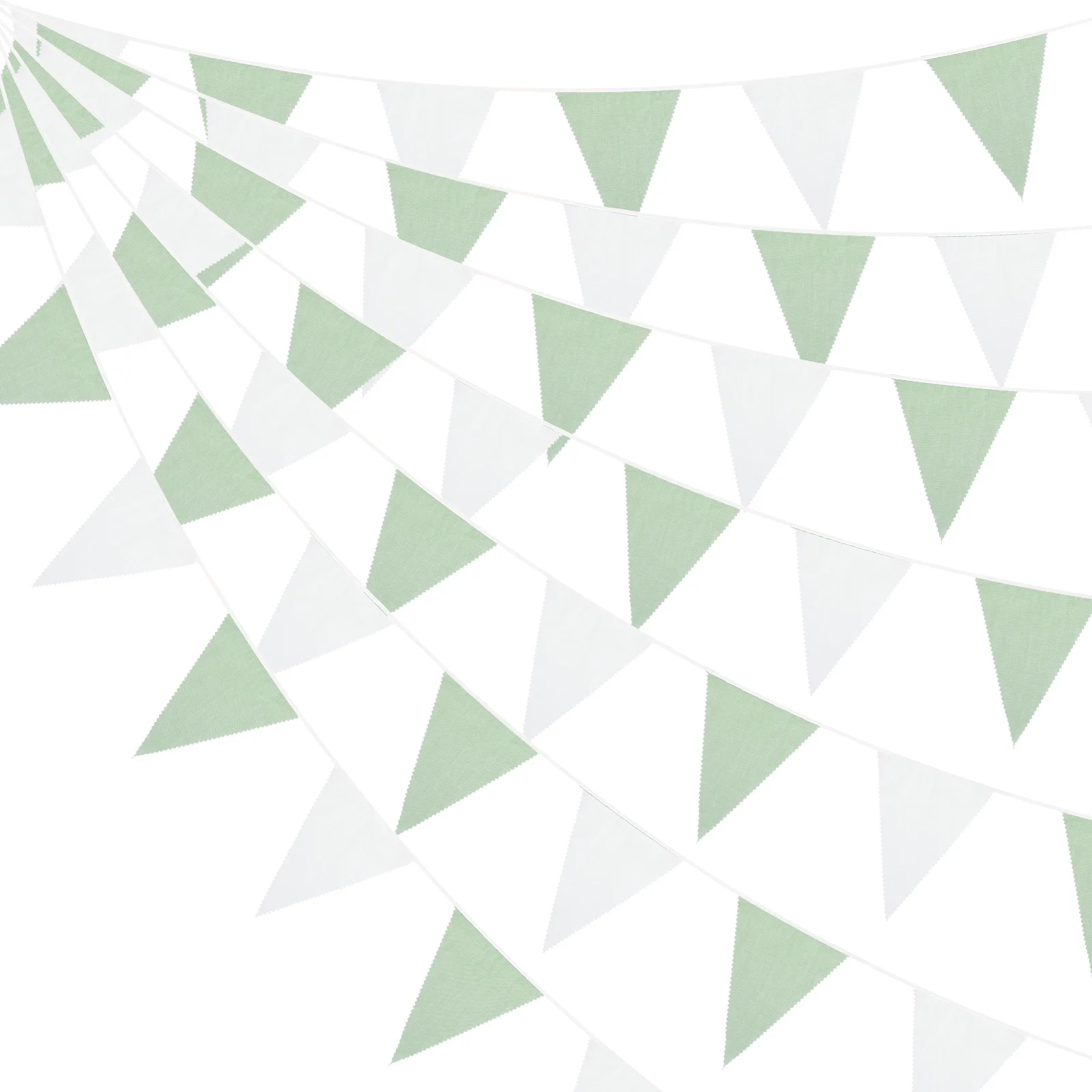 

42 pcs Birthday Bunting Triangle Flags Hanging Banner For Party Baby Shower Classroom Decor Party Supplies Pennant Garlands