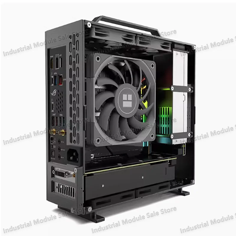 5 Litre Mini A24-V5 2.0 Dual Slot Single Display 1u Power Supply Itx Chassis with Double Chamfer