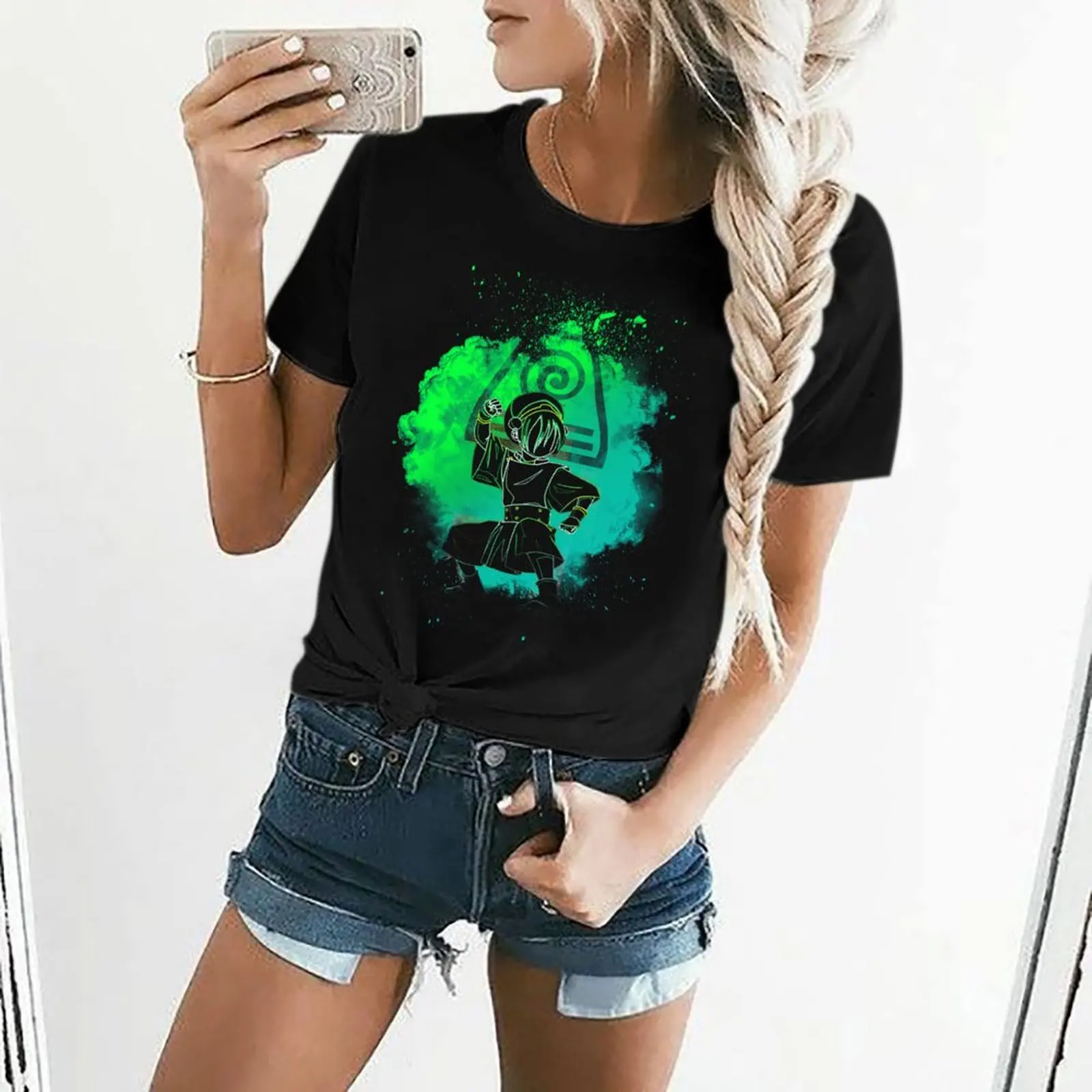 Soul of the Earthbender T-Shirt pakaian musim panas kustom Atasan Wanita ukuran plus