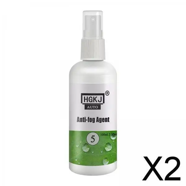 

2X Cars Anti Fog Agent Spray Windscreen Windshield Mirror Rainproof Coating