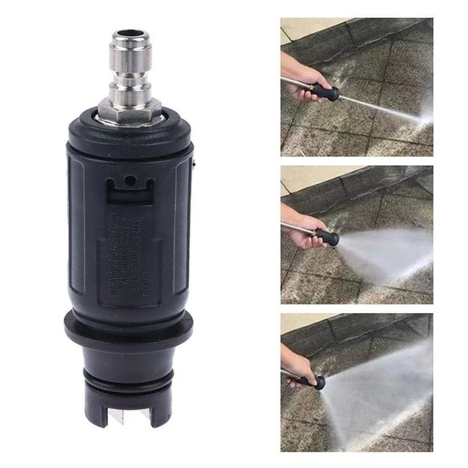 Winkelverstellbare Hochdruckreiniger-Düse 3000 PSI - 1/4 Zoll Schnellanschluss-Sprüher für Auto- und Gartenreinigung