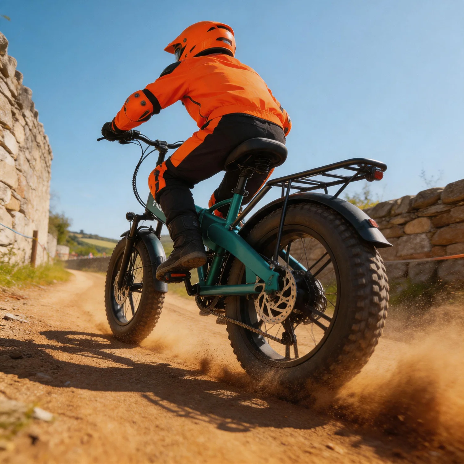 Vélo électrique tout-terrain pliable 1000W - alternate angle