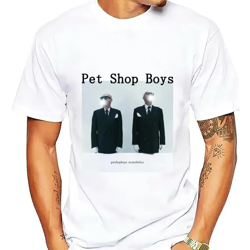 Pet S-Shop Boys Music Nonetheless T Shirt Men Couple Combination Women Clothes Short Sleeve Collar Fashion Cotto