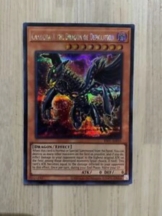 

Yugioh KONAMI Duel Monsters ES01-AE010 Gandora-X the Dragon of Demolition Secret Rare Asian English Collection Mint Card