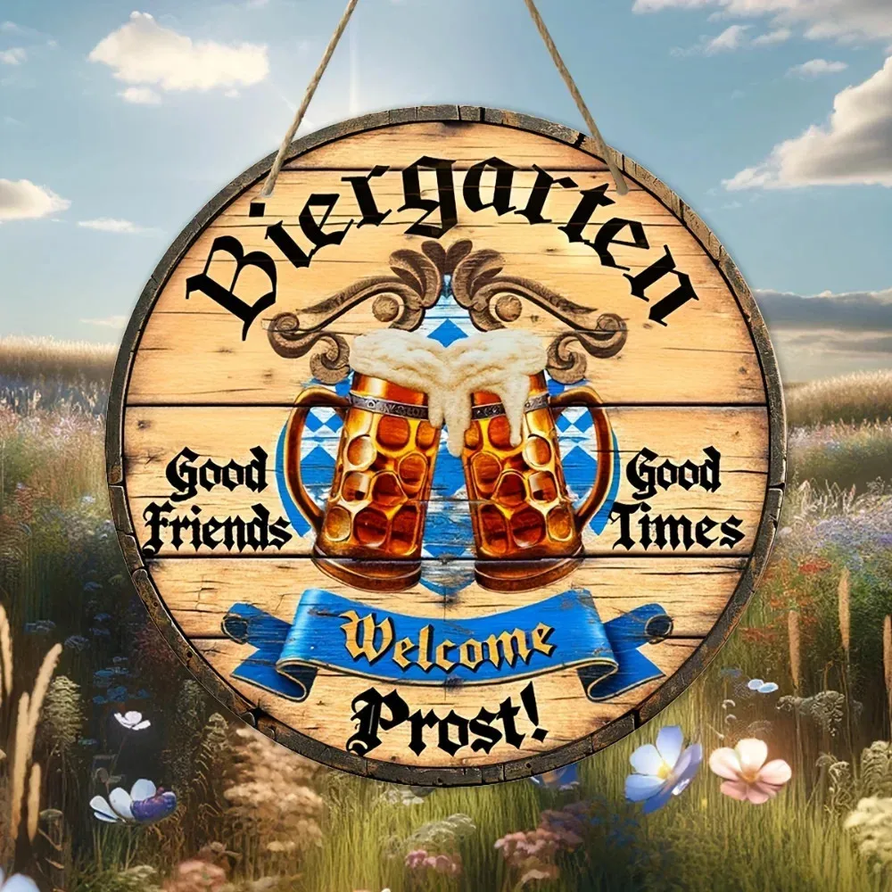 Transform Your Area for Oktoberfest Tin Metal Signs Home Décor Wall Art 8x8
