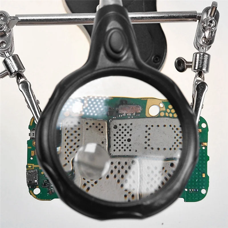 ABMR-Maintenance Tool Rack With Welding Magnifying Glass Digital Equipment Maintenance Tool Table With LED Lamp