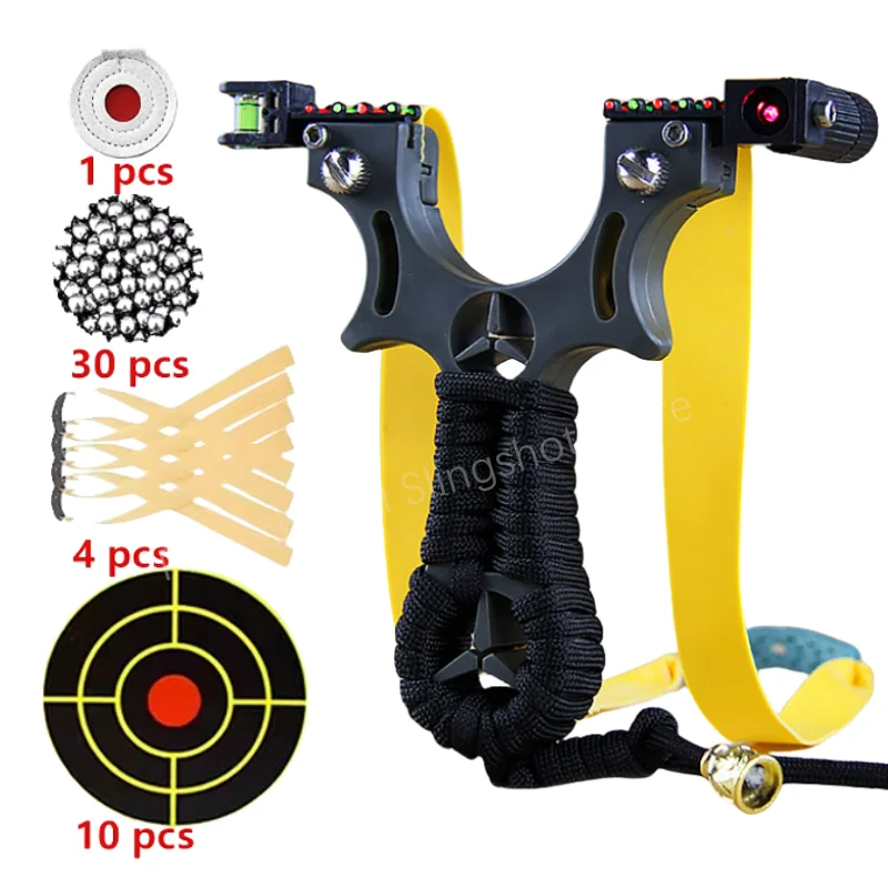 

Outdoor Professional Shooting High-precision Infrared Laser Slingshot No Pressure Fast Catapult Hunting Competitive Sports