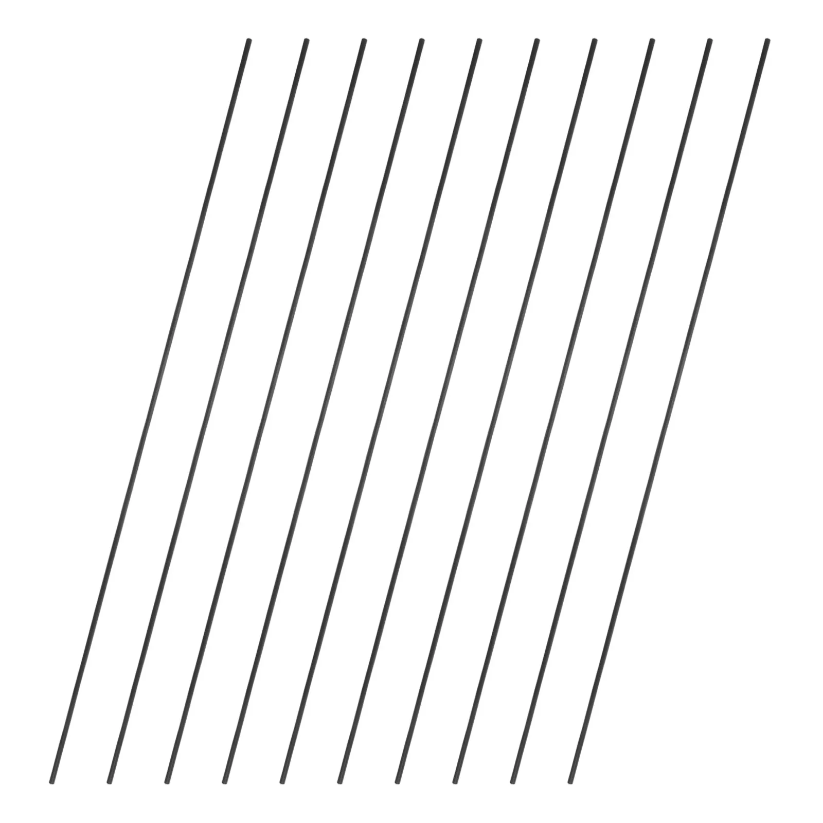 10Pcs Solid Matte Carbon Fiber Rod 3Mm Diameter 400Mm Length Rc Airplane Repair Carbon Rod Kite Quadcopter DIY Craft