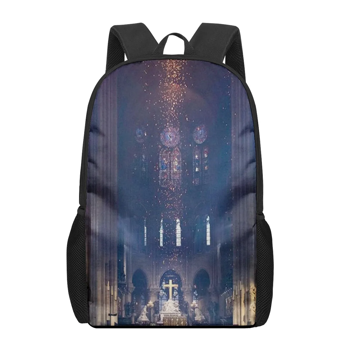 

Scenery Notre Dame Paris 3D Print School Backpack for Boys Girls Teenager Kids Book Bag Casual Shoulder Bags 16Inch Backpack