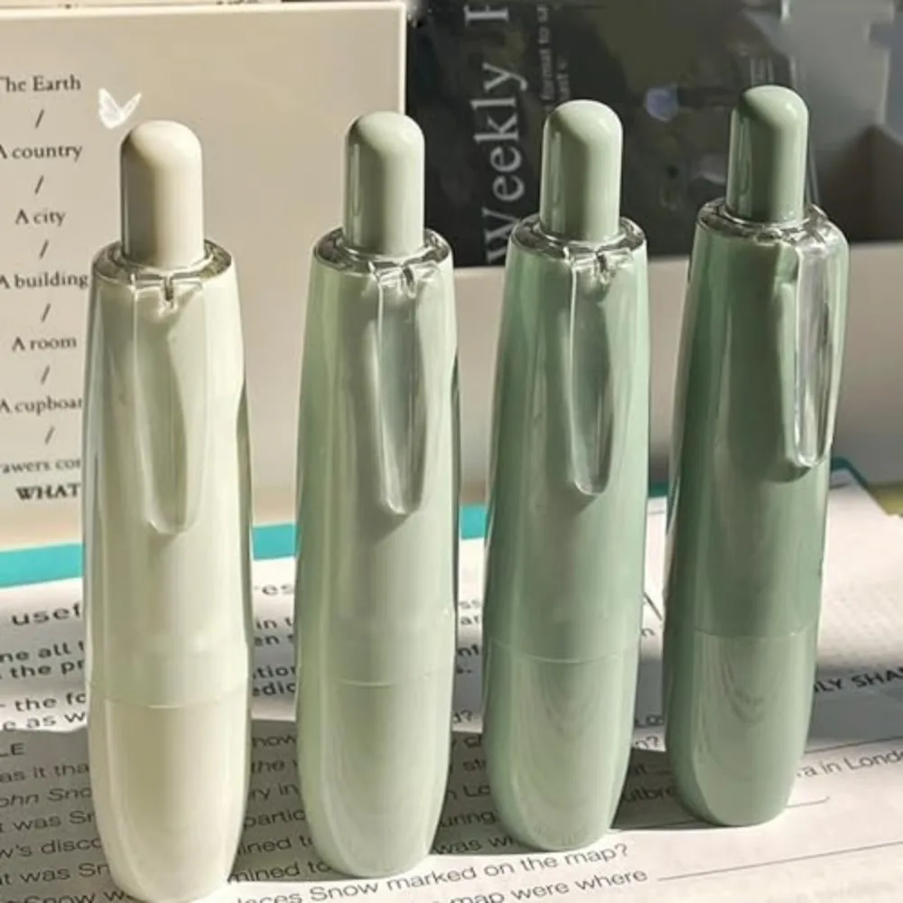 

Двусторонняя лента прессового типа, ручка белого цвета, стираемая двусторонняя клейкая лента в горошек, сменная бумага для коррекции