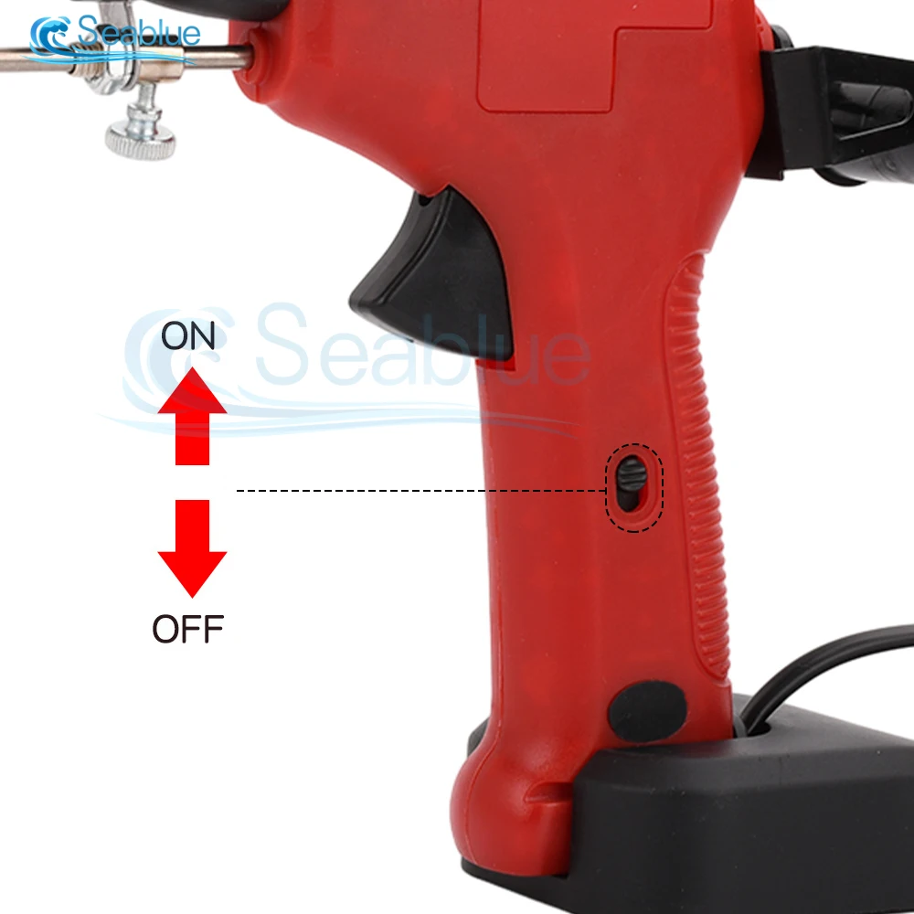 Red Soldering Iron 80W Eagle Beak Endothermic Handheld Gun 50G Wire Heated Household Repair Internal Tool Manual Tin Dispensing