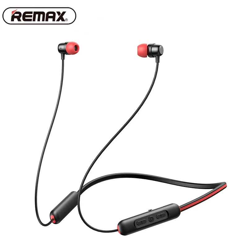 Remax RB-S12 IPX4 Waterproof Earphones Hifi Neck-Hang ENC Noise Sports Headphones compatible Bluetooth Earphone For Xiaomi Phone