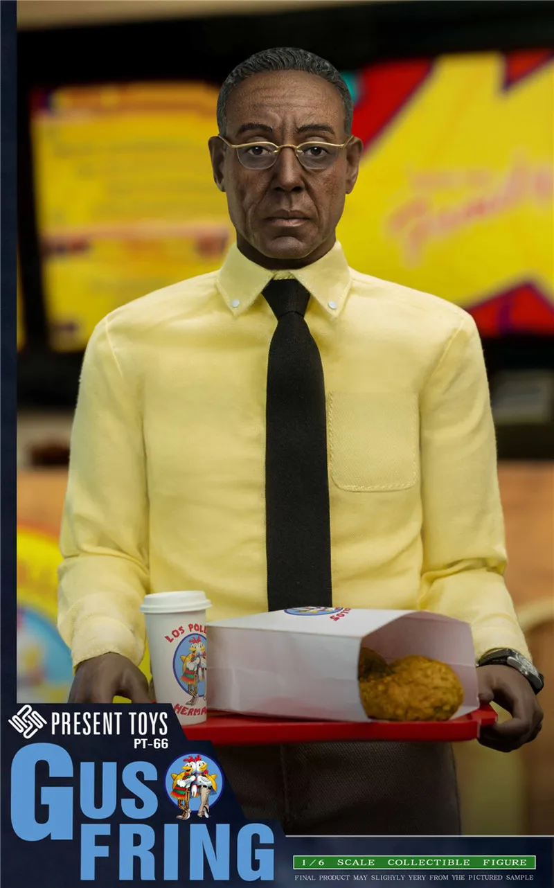 In stock Present TOYS 1/6 Fried Chicken Uncle Collection Mobile Doll PT-sp66 Action Figure Model Toys