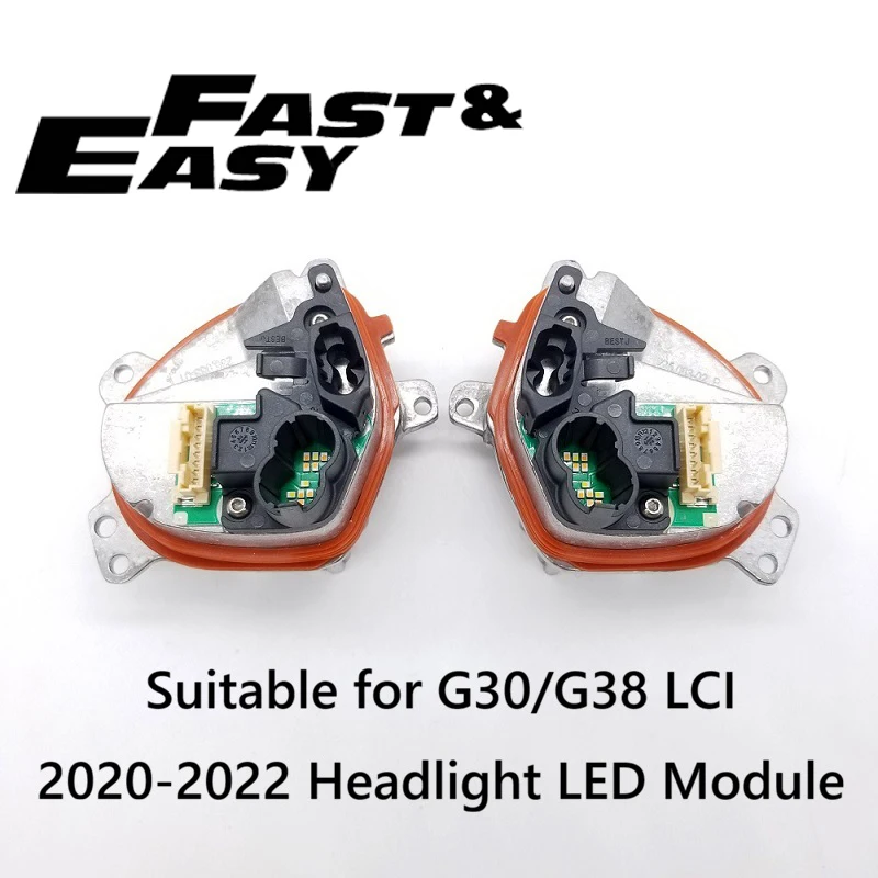 Aftermarket new 23508301 23508302 LED Turn Signal Light running Light DRL module for BMW 5 series G30 G38 LCI 2020-2022
