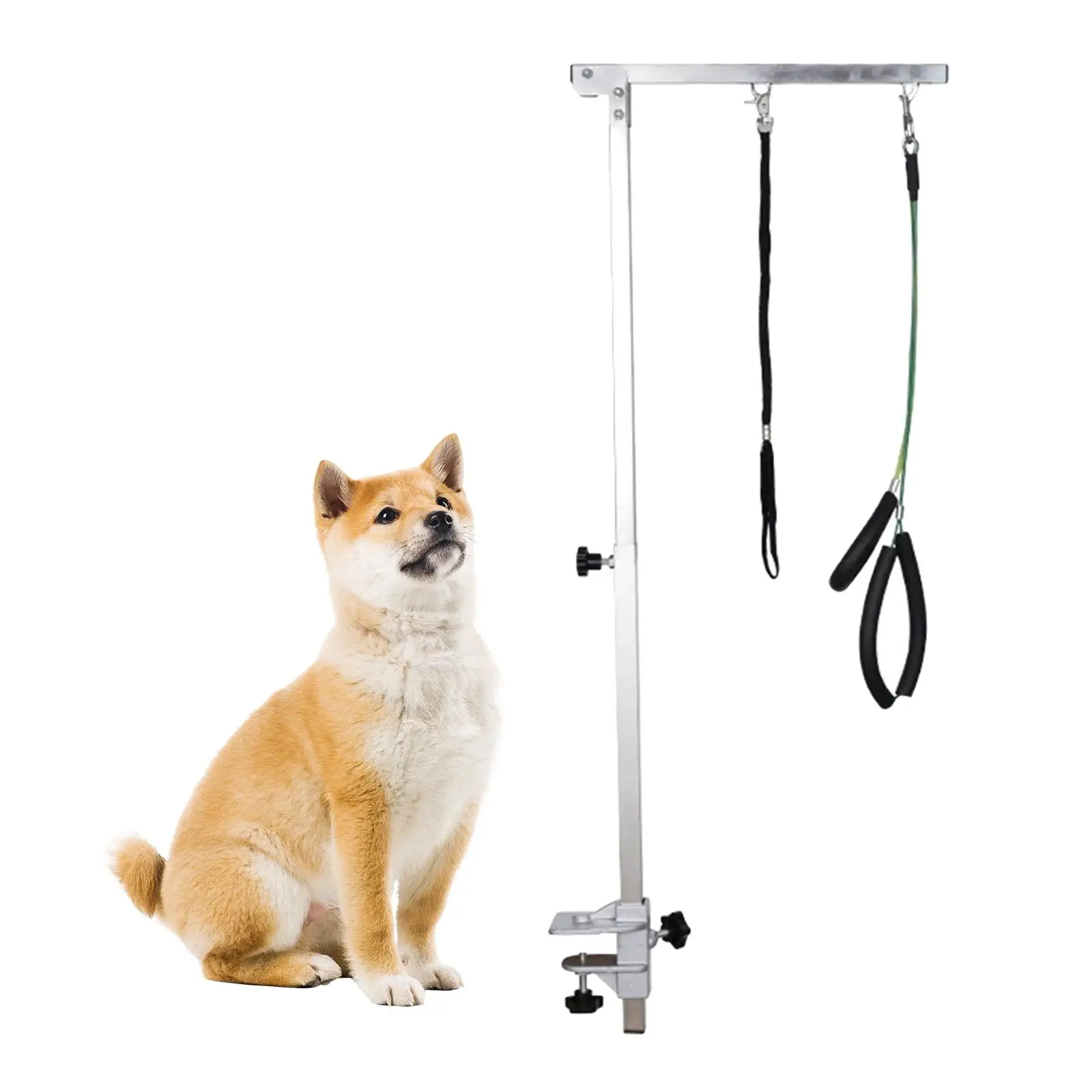 Grooming Table Bracket Pet Dog Grooming Table Bracket Arm Adjustable with Clamps Portable